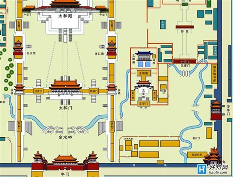 紫禁城 平面圖|故宮